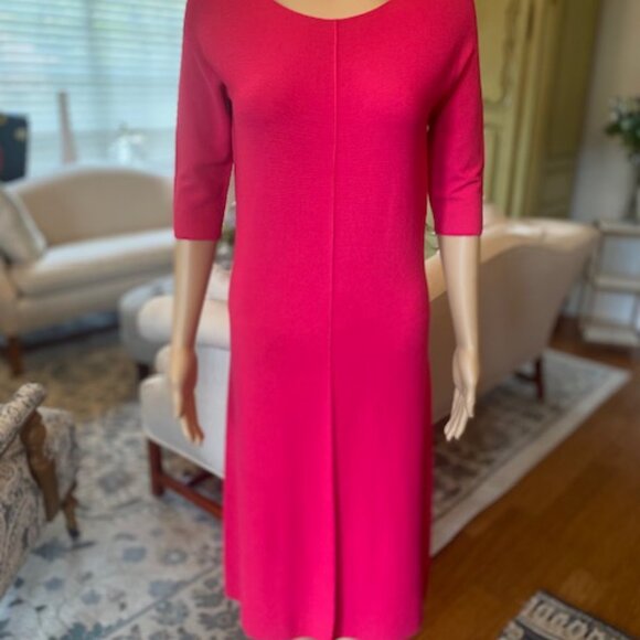 Pink Giorgio Armani Knit Dress - Picture 2 of 15